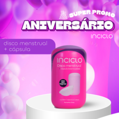 Disco Menstrual Inciclo + Cápsula Esterilizadora 