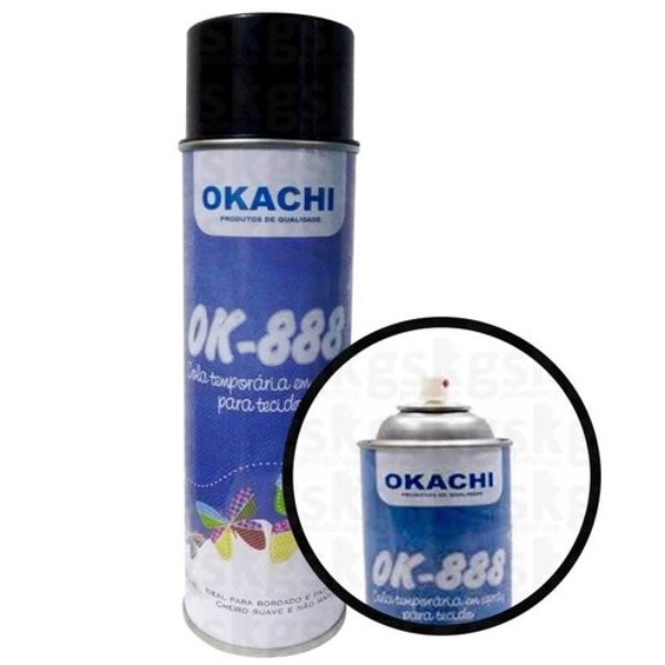 Cola Temporaria Spray Okachi P/ Tecido Ok-888 (380