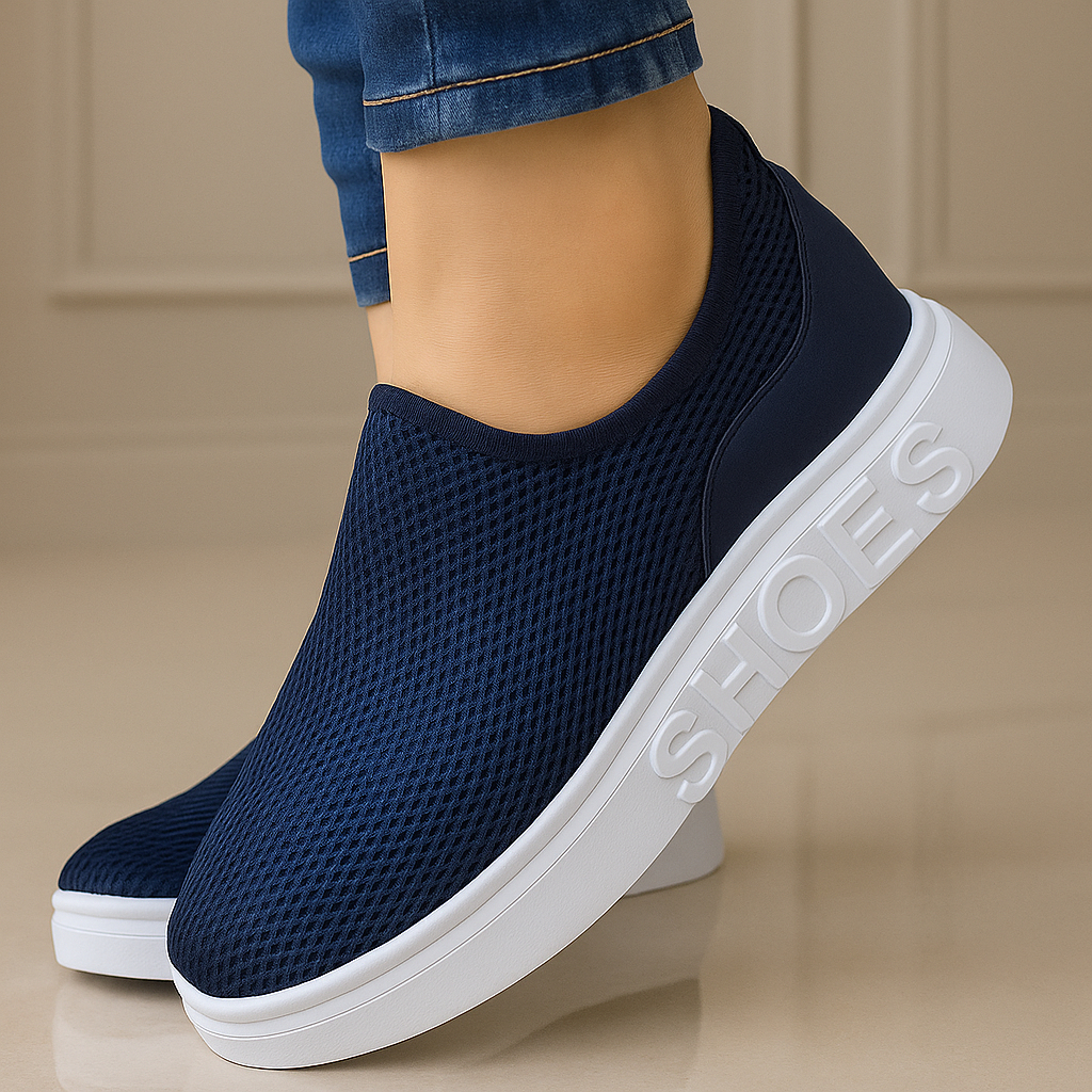 Tenis Meia Feminino Trabalho Academia Caminhada Calce Facil Tenis Casual Sem Cardacob Sapato Chinelo