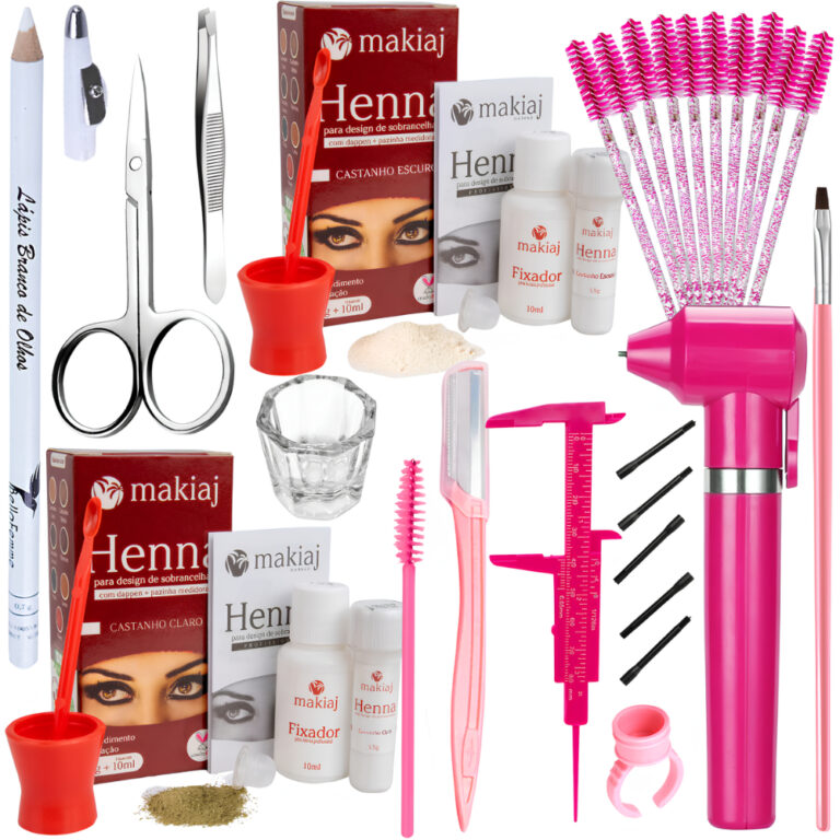 Kit Design Sobrancelha Profissional Henna Makiaj M