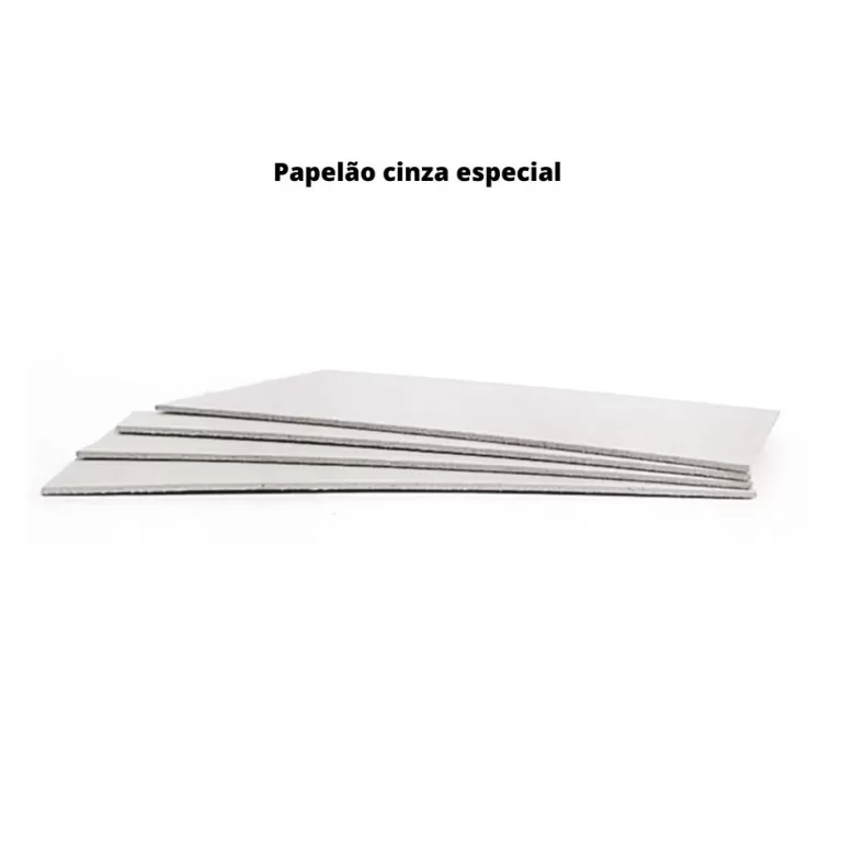 Papelão cinza Especial 45 x 45cm com espessura 2.