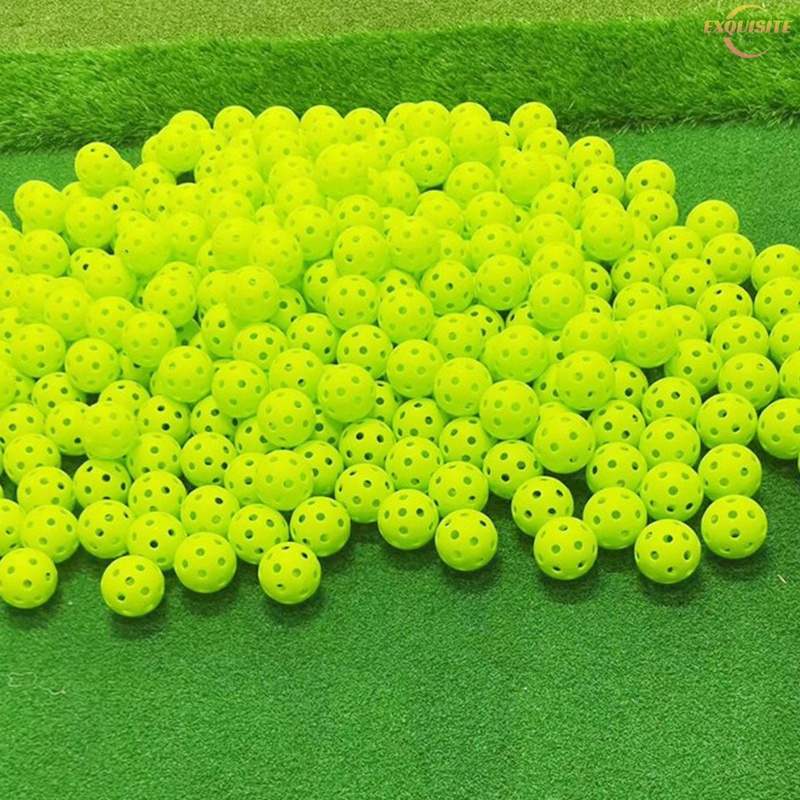 [EL] 10 Peças Bolas De Prática De Golfe Internas Luz Tem Buraco Golf Traini Novo