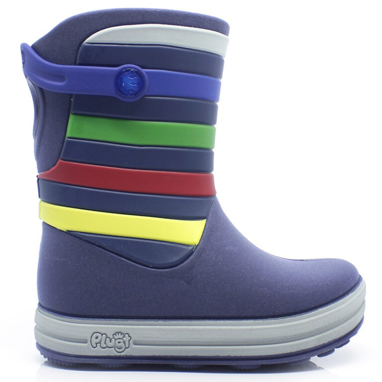 Galocha Bota de Chuva Infantil Plugt Menino Confor