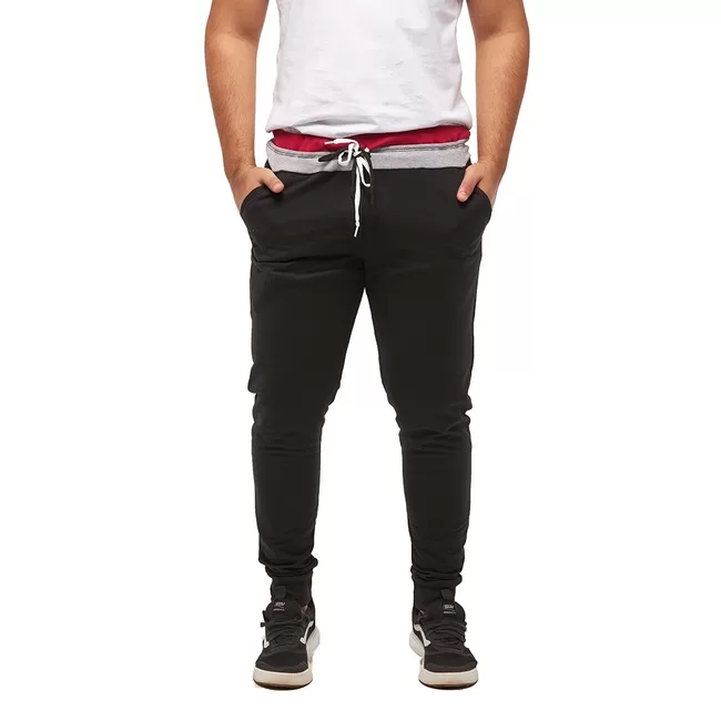 Calça Masculina De Moleton Skinny Saruel Sport M1