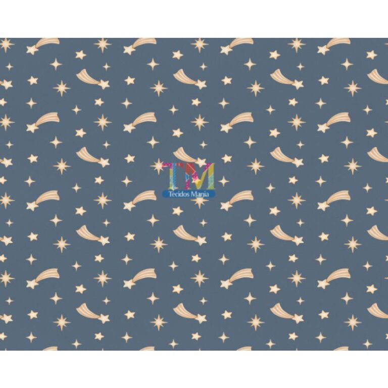 Tecido tricoline, microfibra ou gabardine estampad