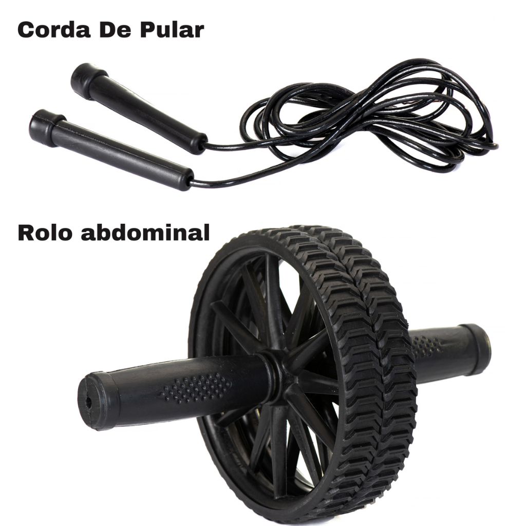 Roda De Exercícios Abdominal + Corda de Pular *** Promoção *** Lançamento