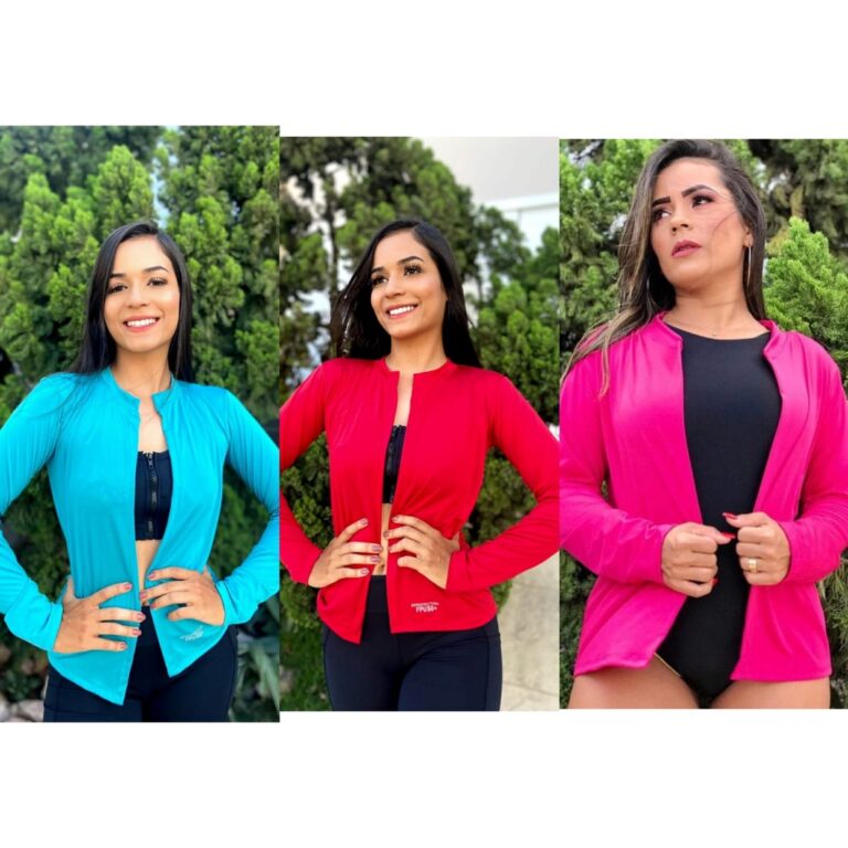 Casaco Feminino Proteção Solar UV 50+ Diversas C