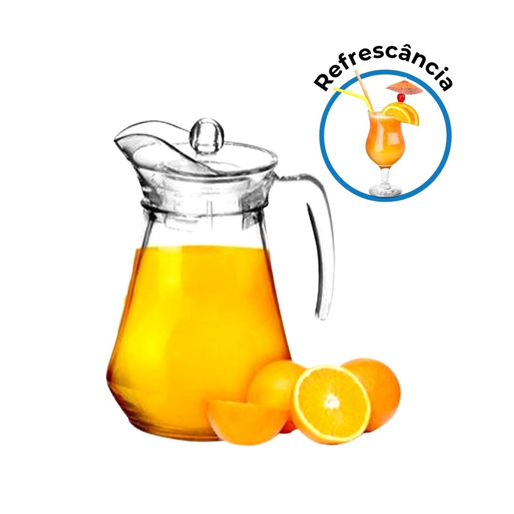 Jarra De Vidro Com Tampa Flora 1,5l – Yangzi