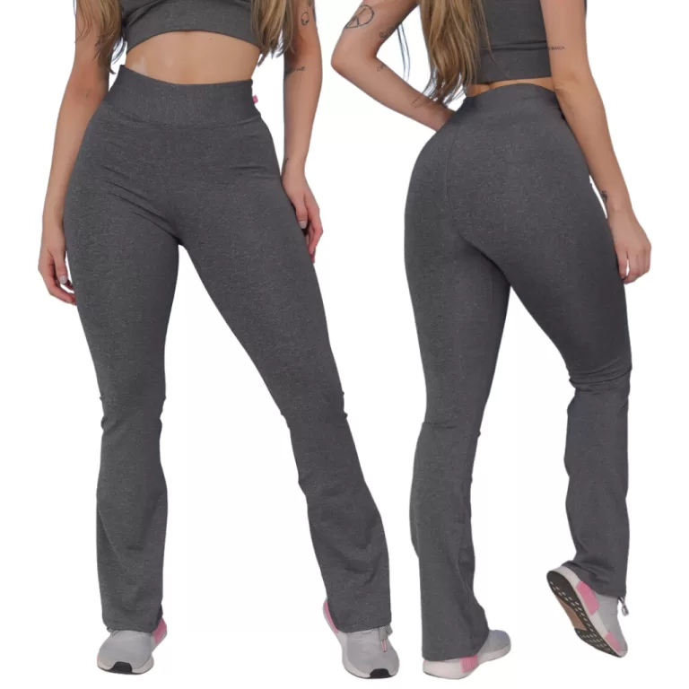 Calça Legging Feminina Flare Bailarina Suplex Cin