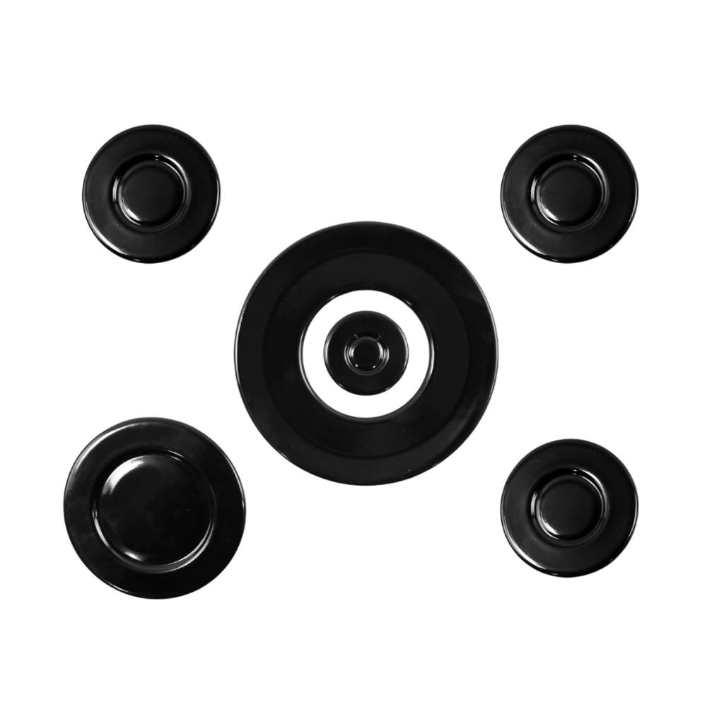 Kit 5 Espalhadores Fogão Atlas Utop Glass 5 Bocas 30000076