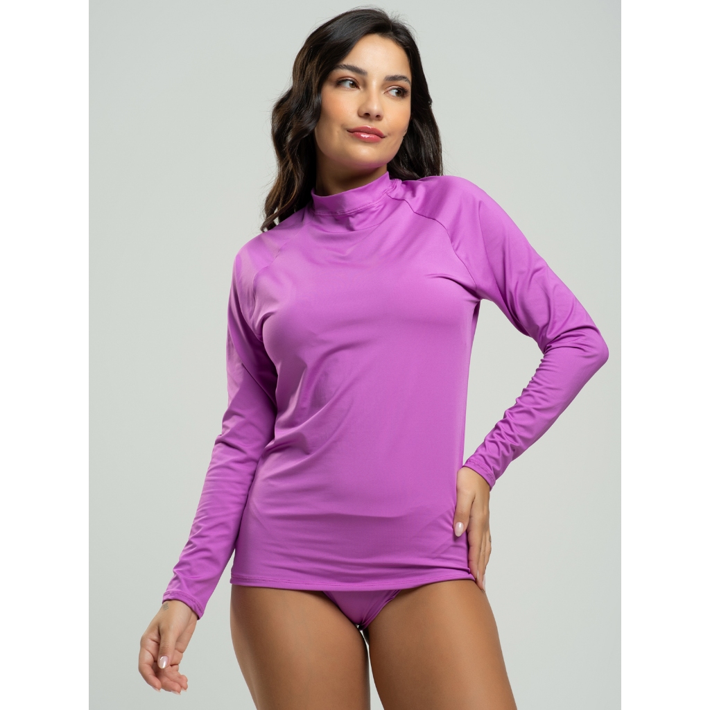 Blusa Térmica Feminina Proteção Solar UV 50+ Manga Longa