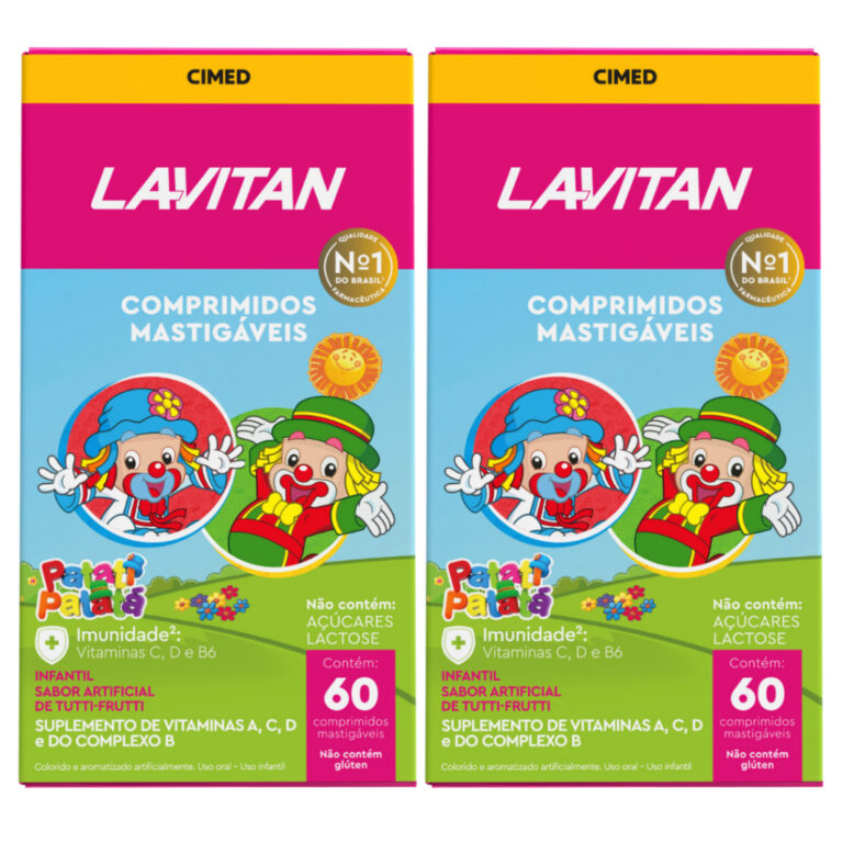 Kit com 2 Lavitan Patati Patata Vitamina Infantil 