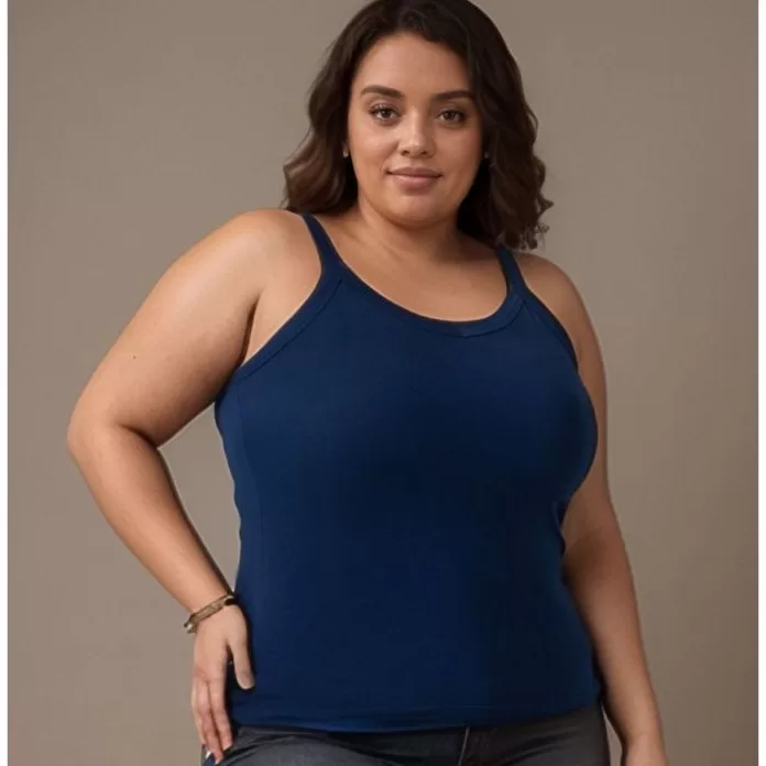 Regata Feminina de viscolycra alça larga tampa su