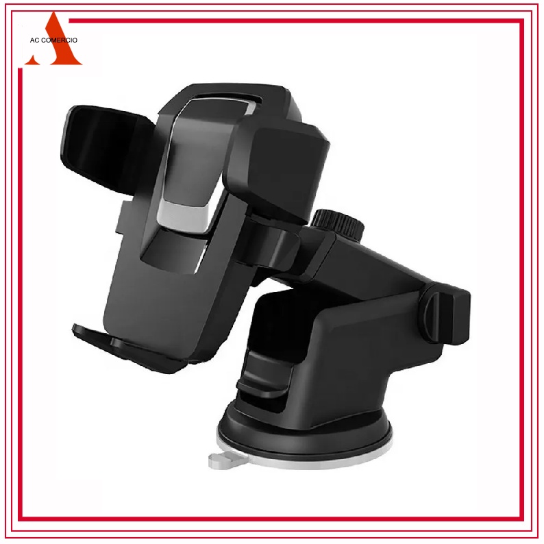 Suporte Celular Gps Carro Veicular – Trava Automática Ajustável