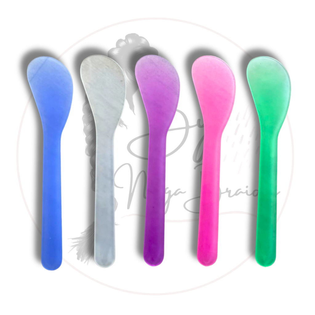 Espatula Plastica para Manuseio de Cosméticos e Misturas – 2 Unidades