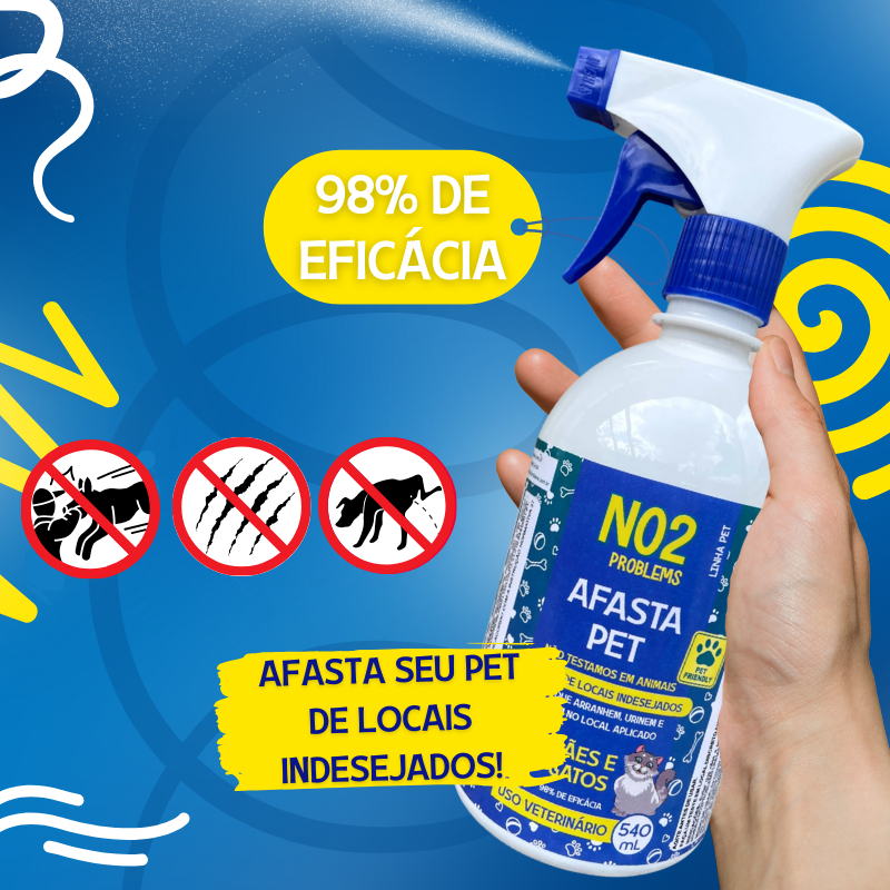 Educador Afasta Cães E Gatos NO2PROBLEMS 500 Ml Produto Petshop Adestrador Spray