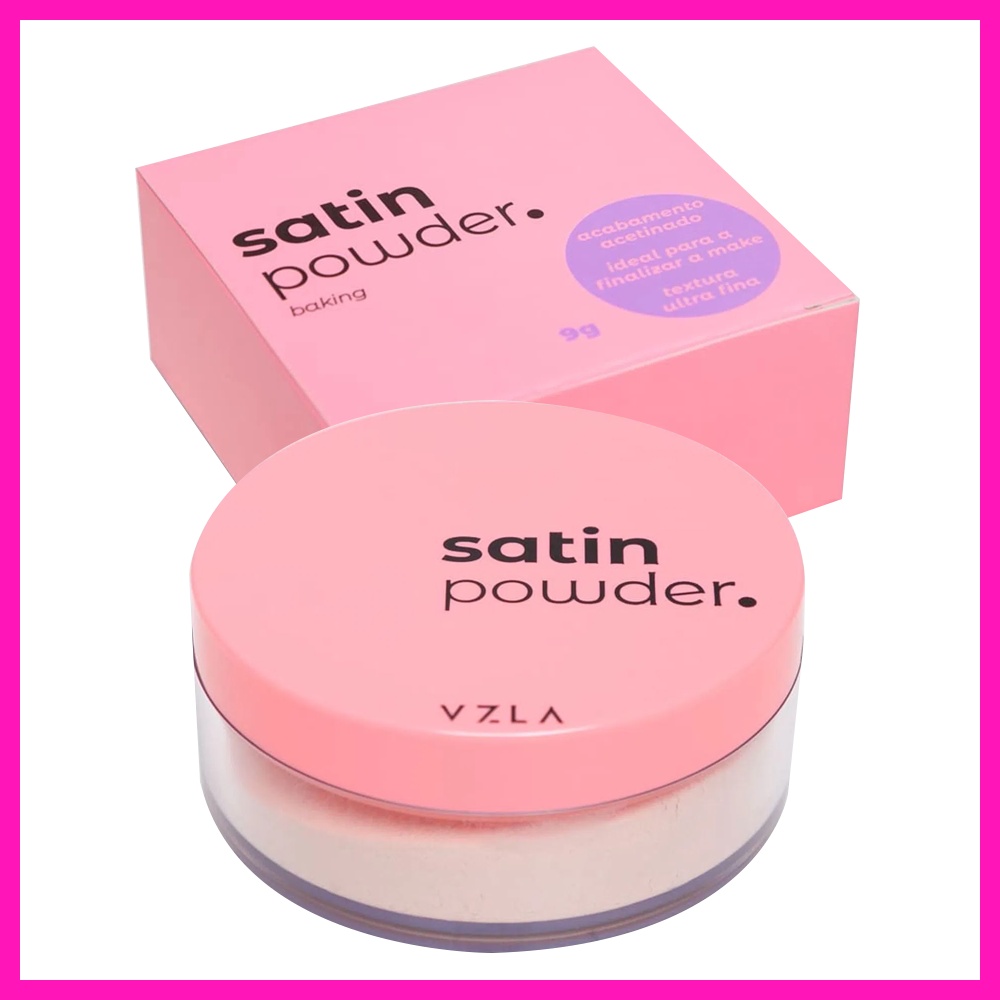 Vizzela Pó Satin Powder (Acabamento Acetinado e Textura Ultra Fina)