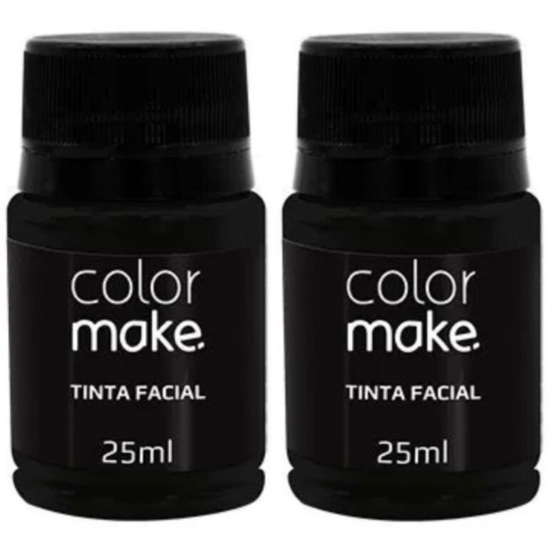 Kit Tinta Liquida Facial Colormake 25ml C/ 2 (pret