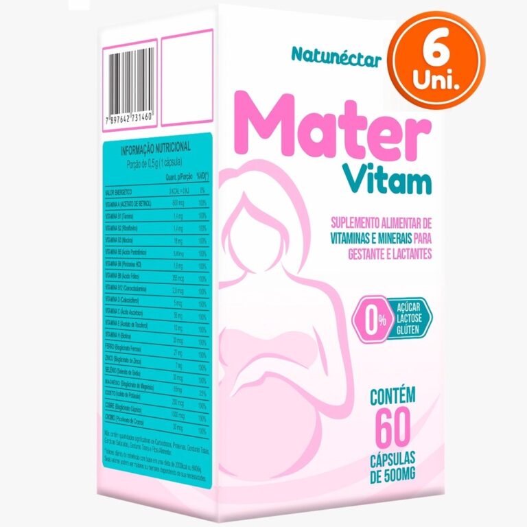KIT 6 Mater Vitam 60 cápsulas Multivitamínico Ge