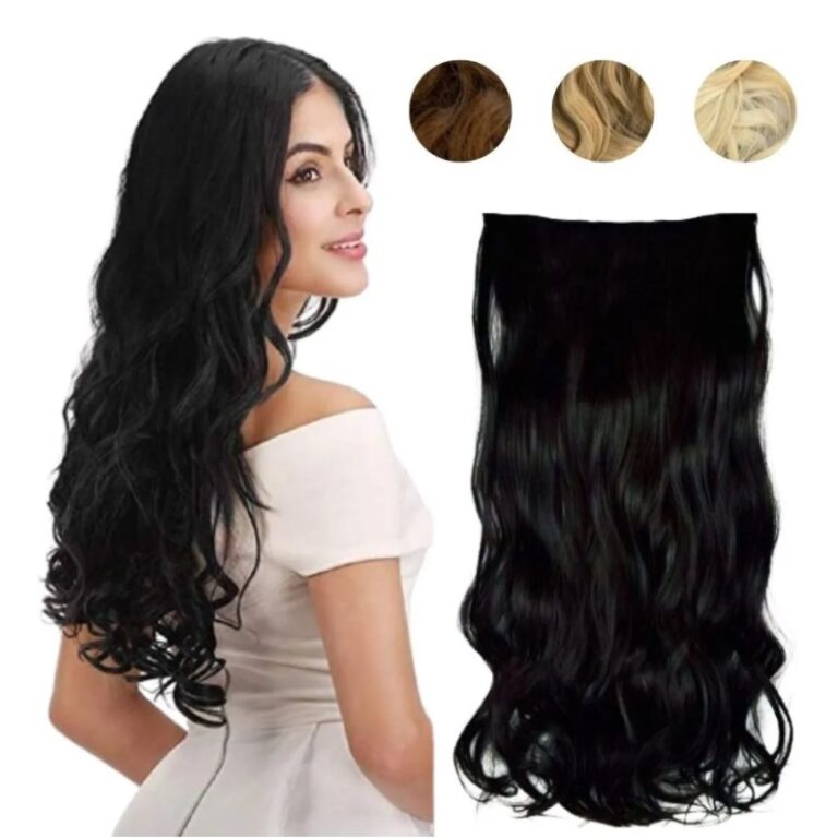Cabelo Aplique Tic Tac Orgânico Ondulado Ou Liso 