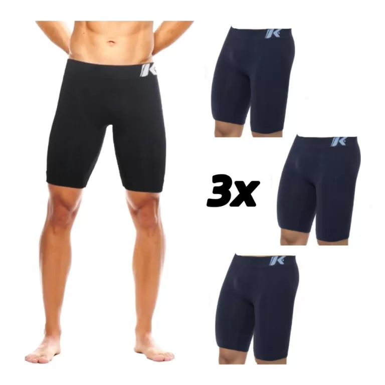 Kit 3 Bermudas Térmica Anti Assadura Sem Costura 