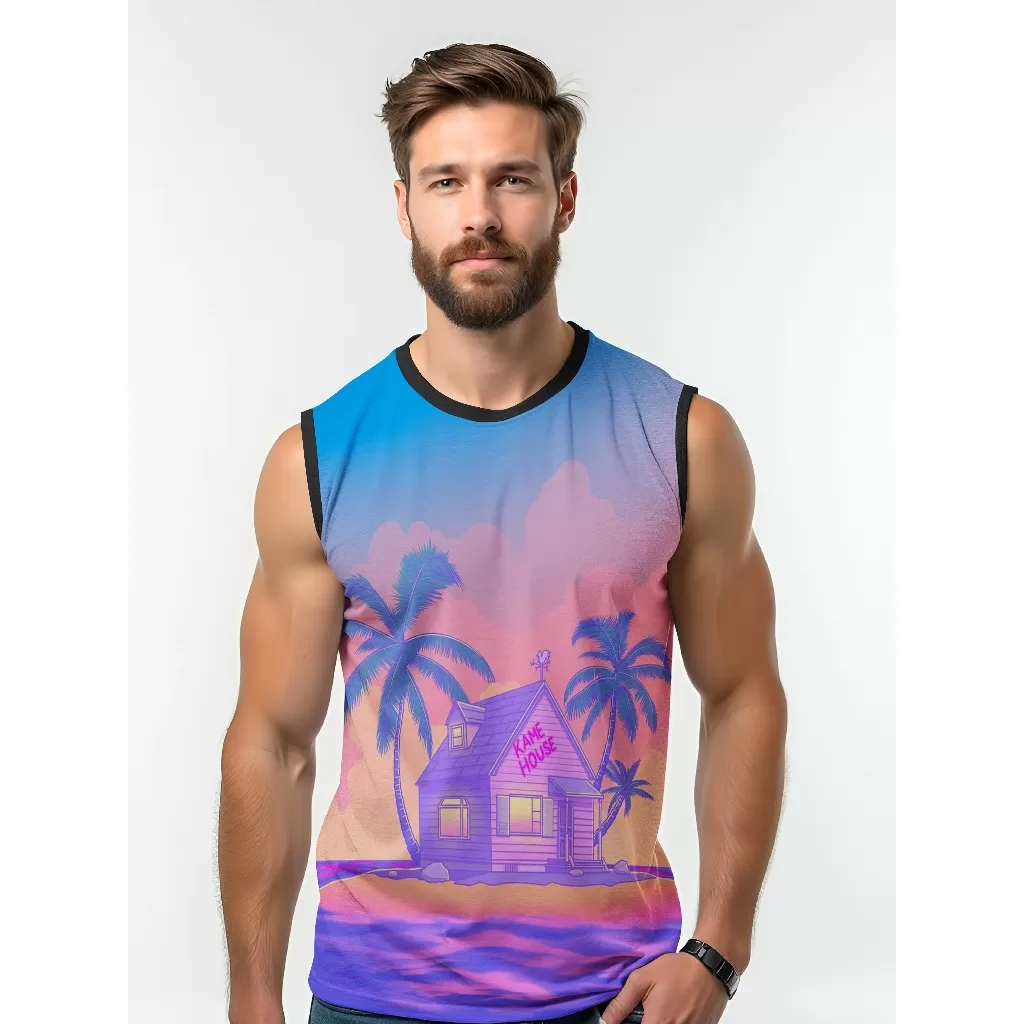 Camiseta Dry Fit Masculina UV 50+ Kame house Estampada Academia Corrida Treino Casual