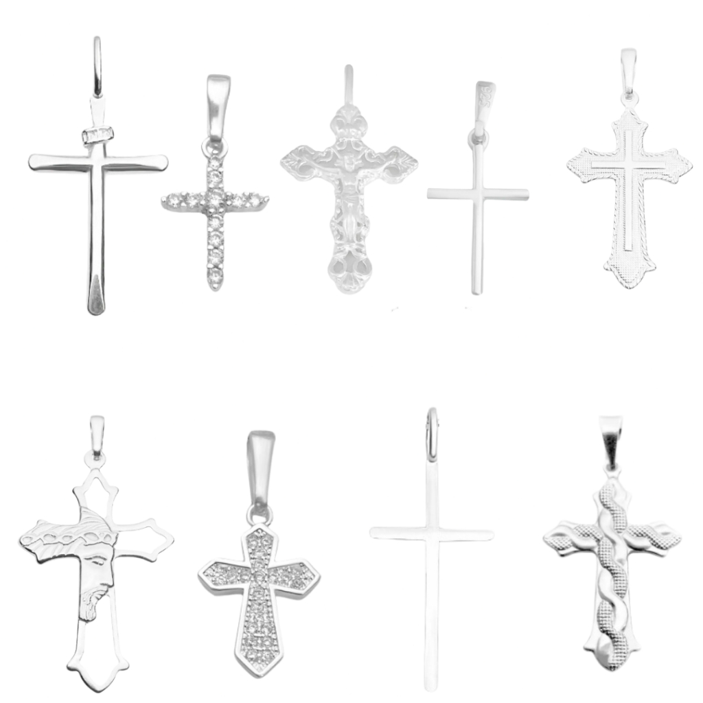 Pingente De Prata Masculino Cruz Crucifixo Prata Maciça 925