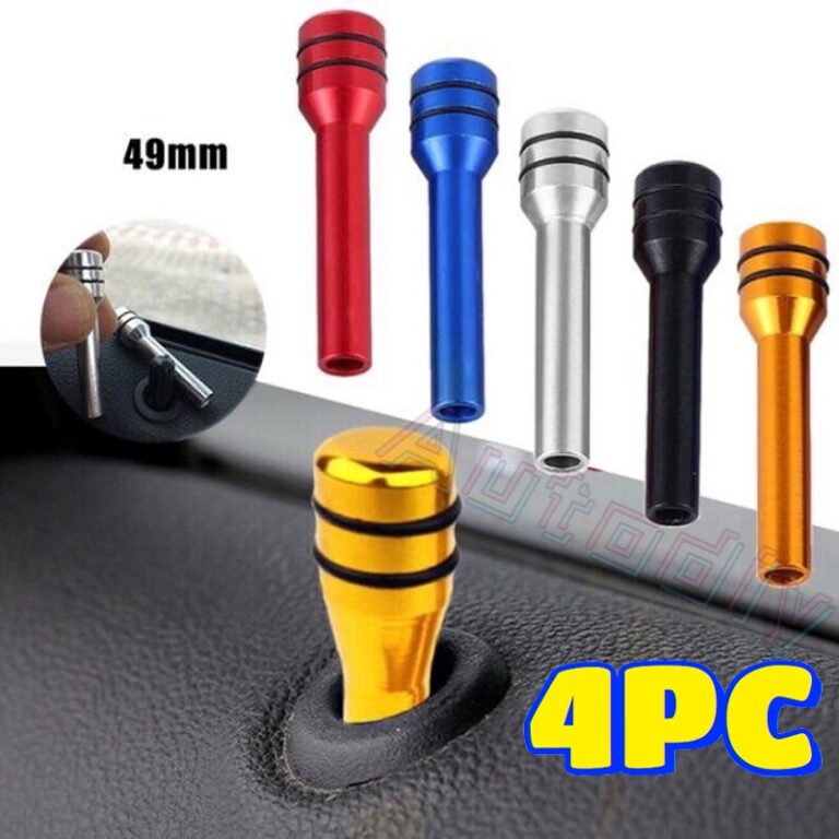 4 Pc Universal Alumínio Interior Botão Fechadura