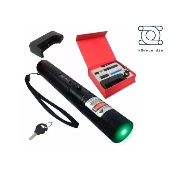Caneta Laser Pointer Verde Ultra Forte Alcance 50k