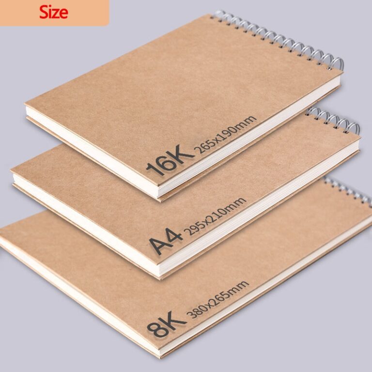 Papel Grosso vintage 160/GSM/Espiral/Folhas/Artigo