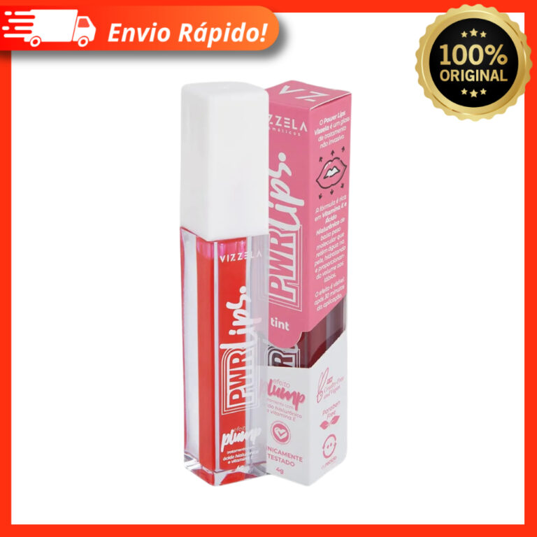 Power Lips Vizzela Gloss Aumenta Lábios C/ Acido 