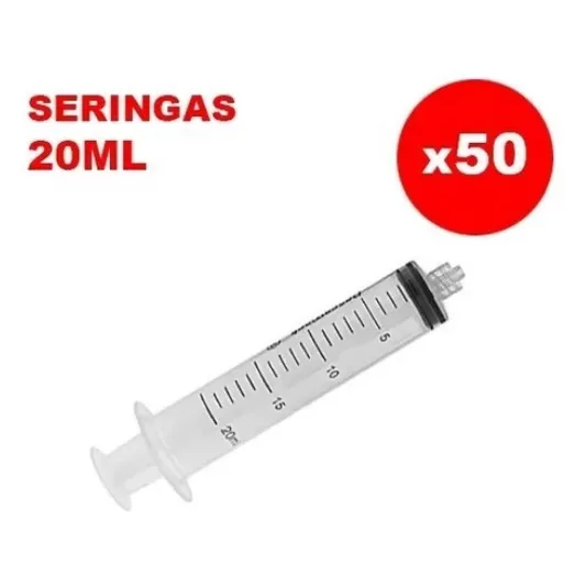 Seringa 20ml Descarpack Bico Luer Lock Anvisa R