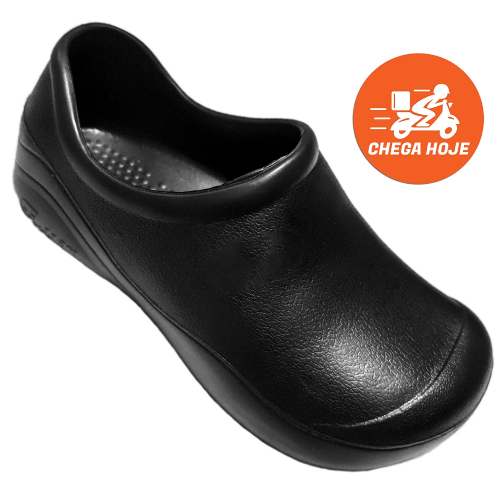 Sapato de Segurança Babuche Fechado Cozinha Limpeza Serviço Manutenção Yvate BGX062