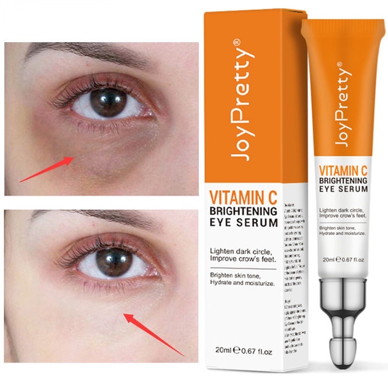 Anti-Escuro Círculo Olhos Cuidados Creme Vitamina C Remover Olheiras Olho Soro Sacos De Firme Elevad