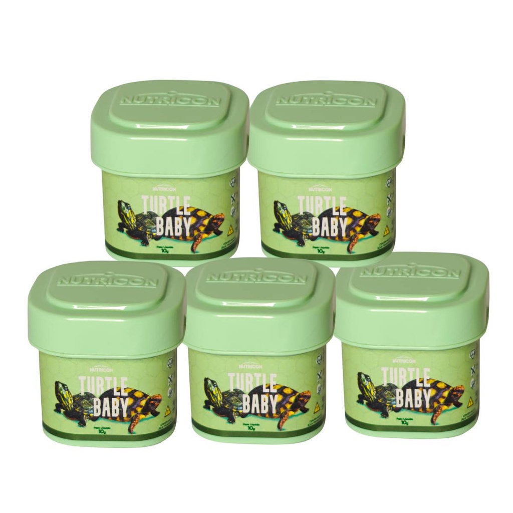 Ração Turtle baby Nutricon 5 unidades 10g