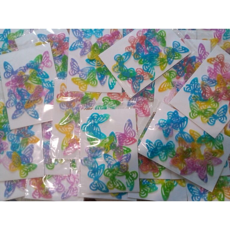 Borboletas Papel arroz Colridas c/50