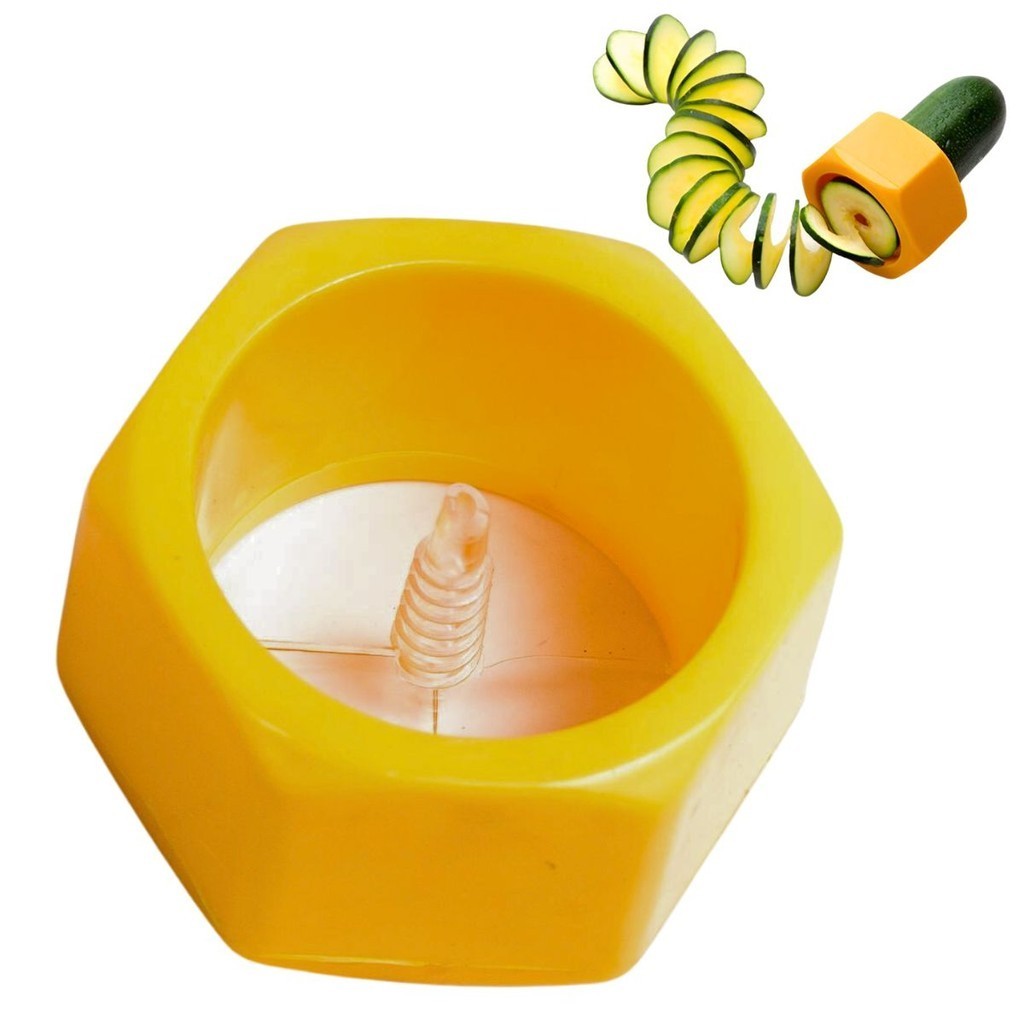 Modelador Para Legumes Formato Espiral Decoração Alimentos Cores Sortidas Cozinha Divertida