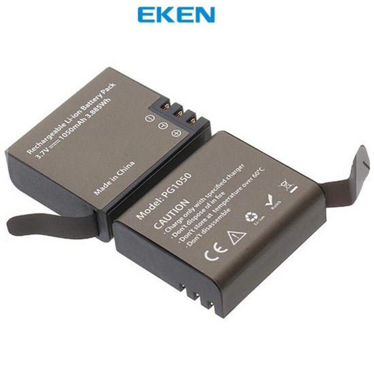 Kit 02 Bateria Eken Original PG1050 Li-Ion 3.7 v 1