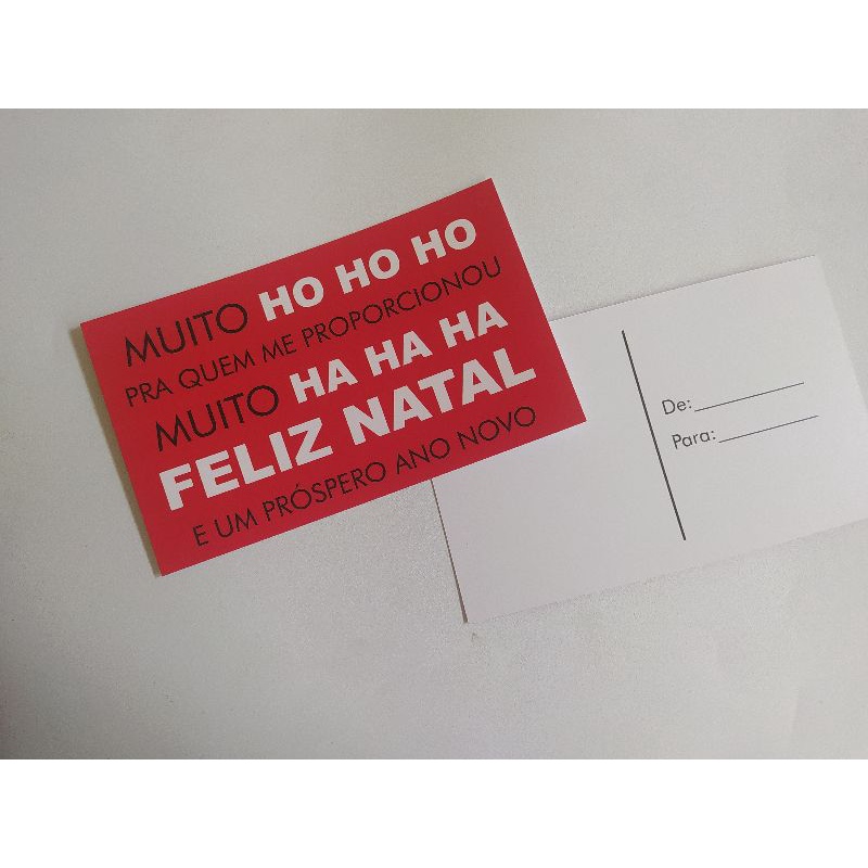 cartão postal de natal
