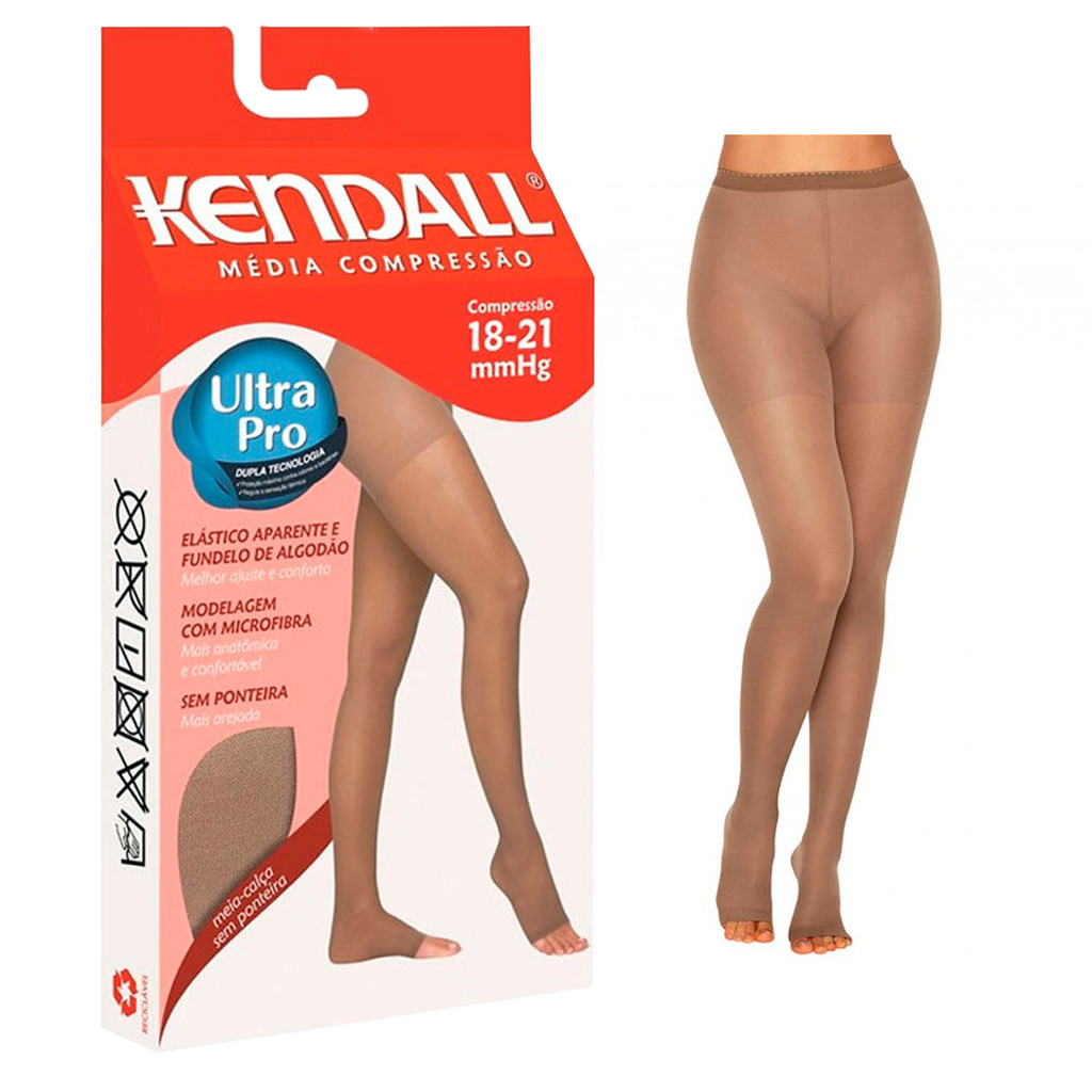 Meia Calça sem Ponteira Média Compressão 18-21 mmHg Kendall