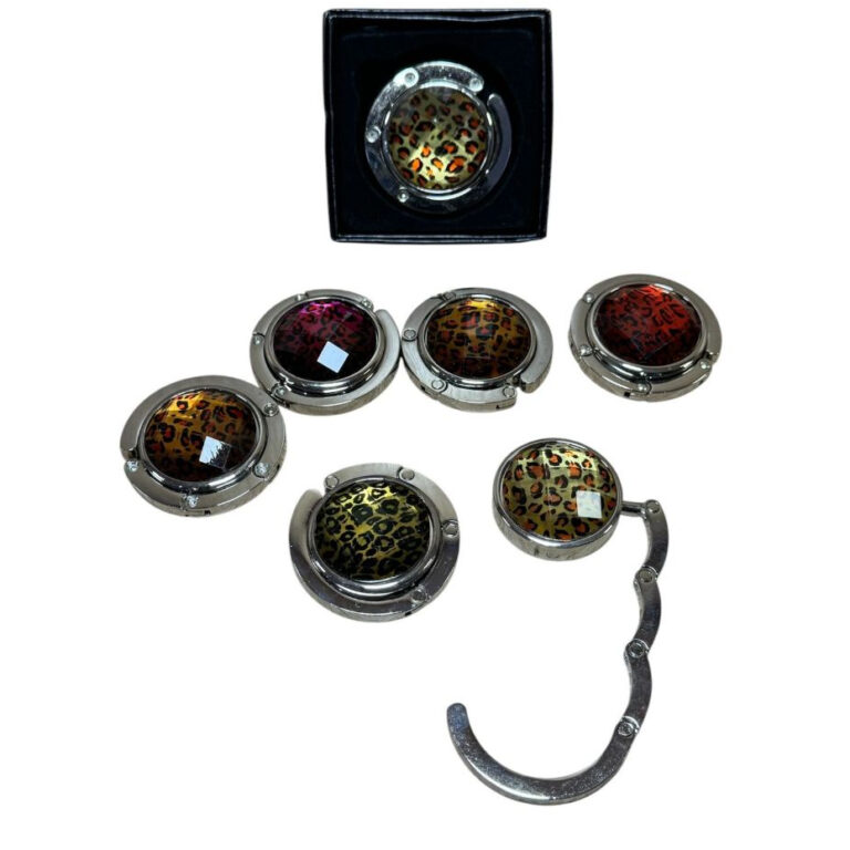 Kit Com 1/3/5 Gancho Suporte Porta Bolsa De Mesa D