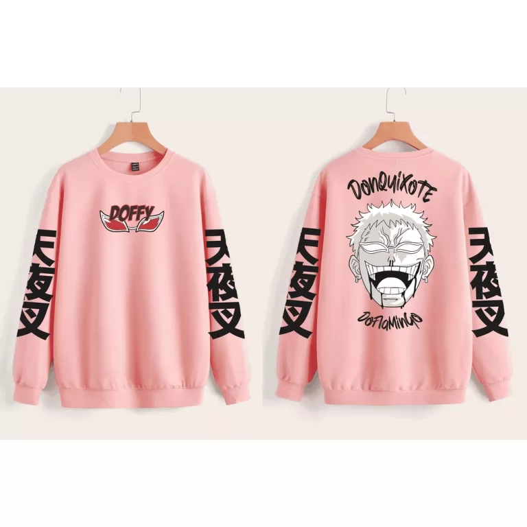 casaco Moletom Donquixote Doflamingo one piece ani