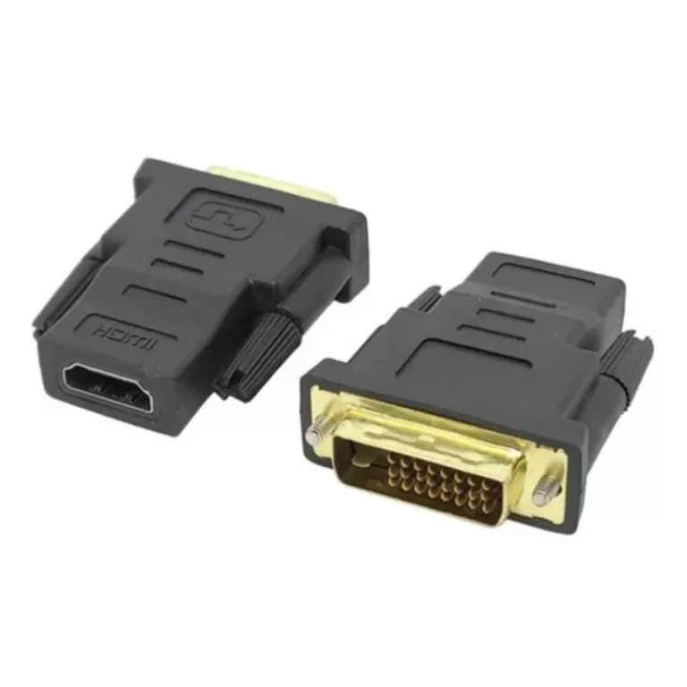 Kit 2 Conector Adaptador Dvi-d (24+1) M X Hdmi F F