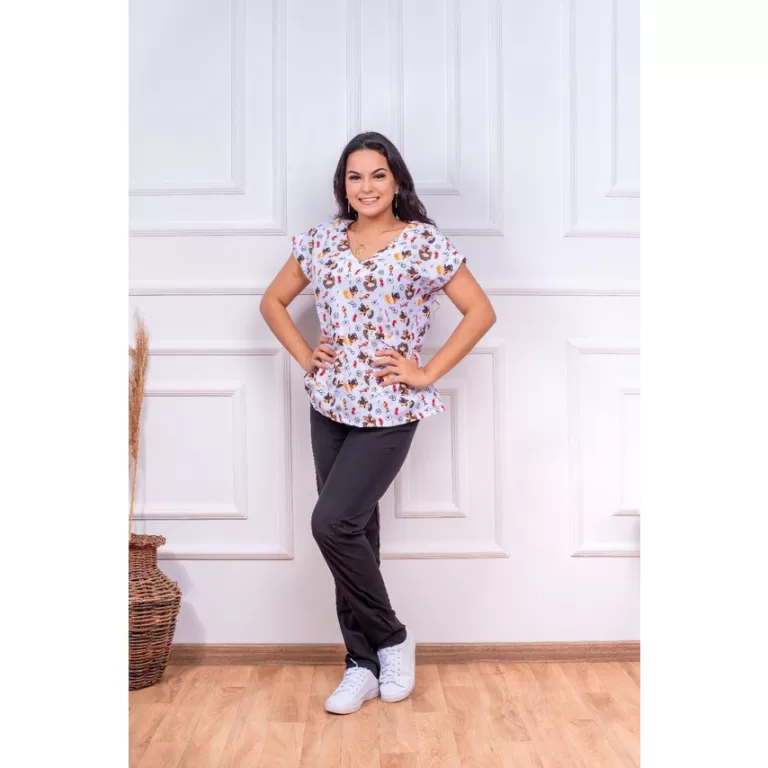 Conjunto de Pijama cirúrgico estampado Harry Pott