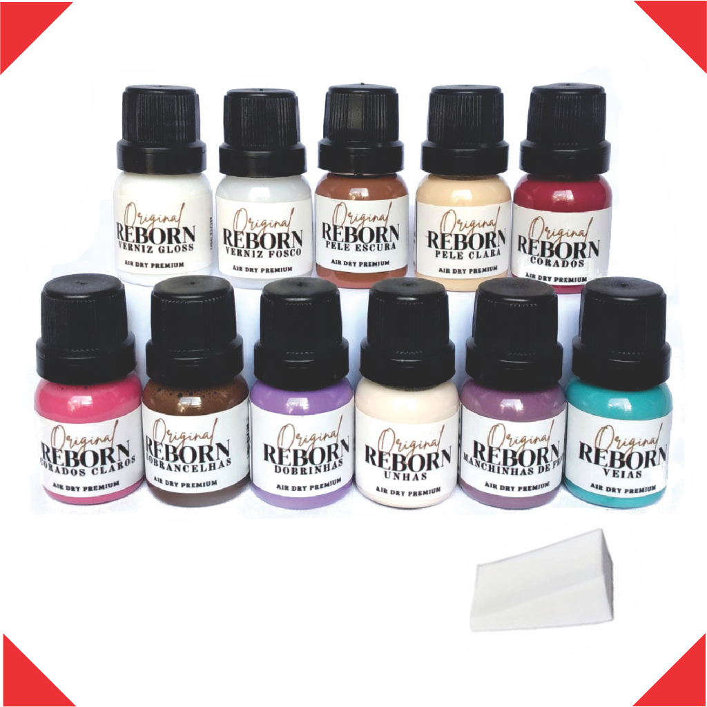 Tintas Air Dry Para Pintar Bebê Reborn