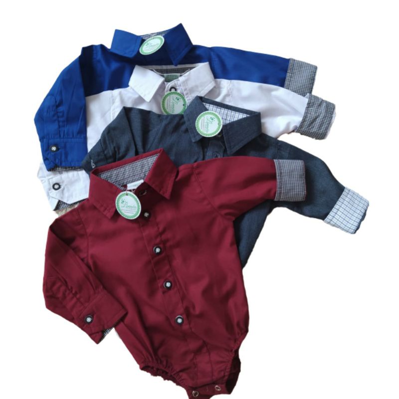 Camisa social, roupa p menino, body infantil , body p menino roupa p batizado, bory bebê,casamento,