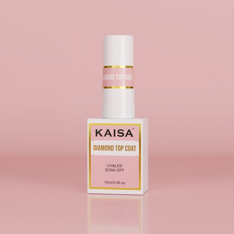 Top Coat Diamond Kaisa 15ml Para Unhas De Gel Fibr