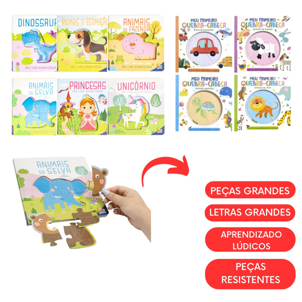Coleção Meu Primeiro Quebra-Cabeça (Capa Dura)