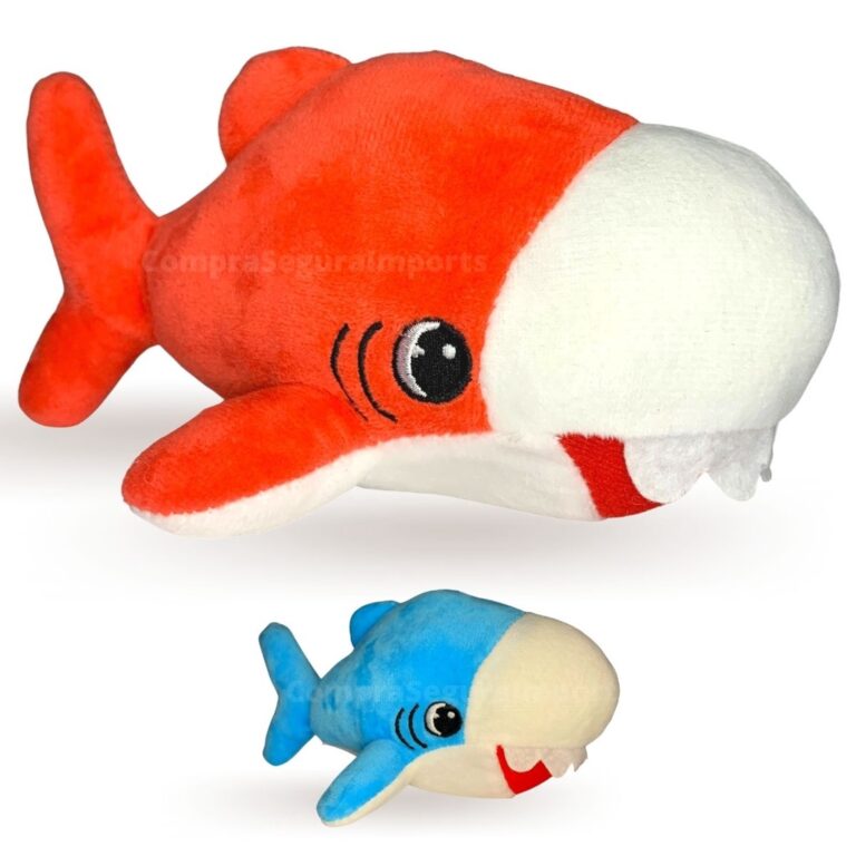 Tubarão De Pelúcia Brinquedo Para Bebê 18cm Ant