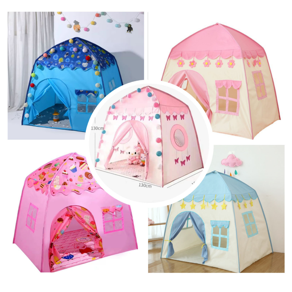 Barraca Tenda menina cabana casa menino Infantil Dobrável Menor Preço com/sem luz promocao